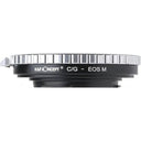 K&F Lens Adapter Contax G - Canon EOS M (EF-M)