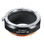 K&F Lens Adapter Canon EOS (EF / EF-S) - Micro 4/3 (PRO)
