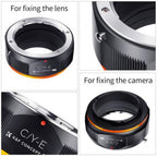 K&F Lens Adapter Contax Yashica - Sony E-Mount (PRO)