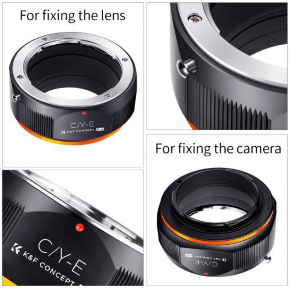 K&F Lens Adapter Contax Yashica - Sony E-Mount (PRO)