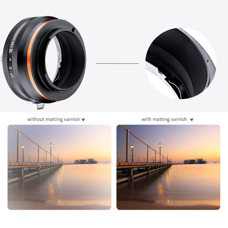 K&F Lens Adapter Canon EF / EF-S - Sony E-Mount (IV PRO)