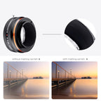 K&F Lens Adapter Minolta MD - Sony E-Mount (IV PRO)