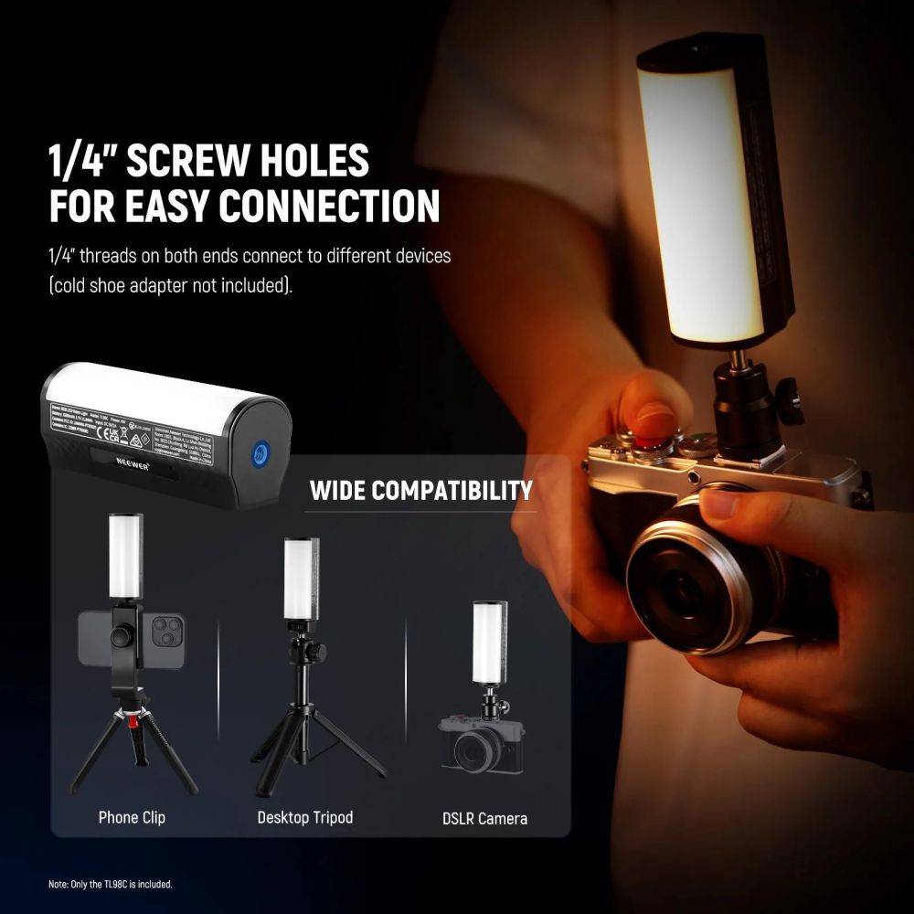 Neewer TL98C 6W magnetic RGB tubelight 108cm