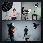 Neewer SF65Q 65cm wide parabolic quick release softbox with honeycomb grid