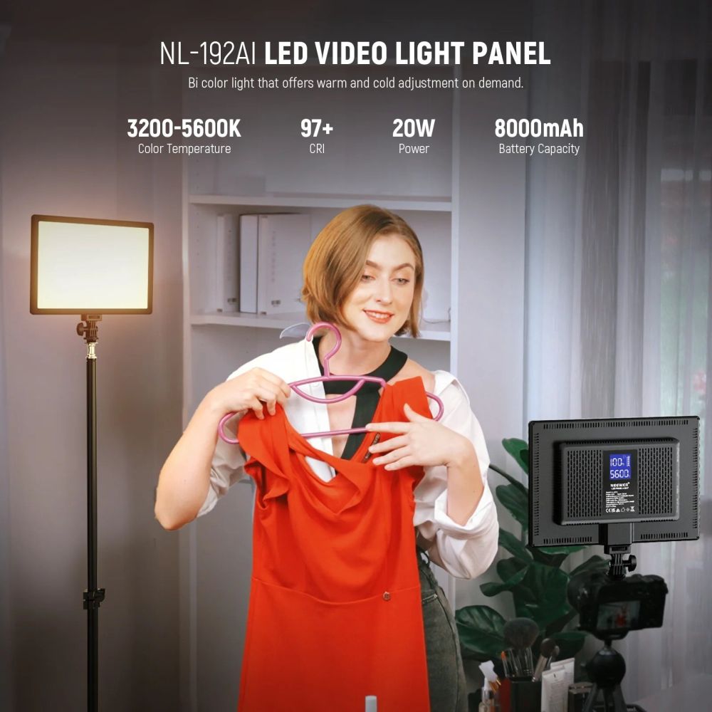 Neewer NL-192AI 20 w Bi-Color LED light panel