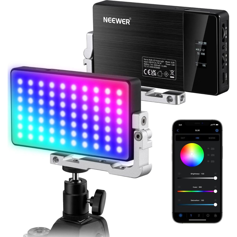 Neewer SL90 Pro 12W RGB LED light
