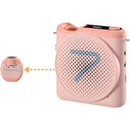 7Ryms Presentation speaker with wireless microphone - pink