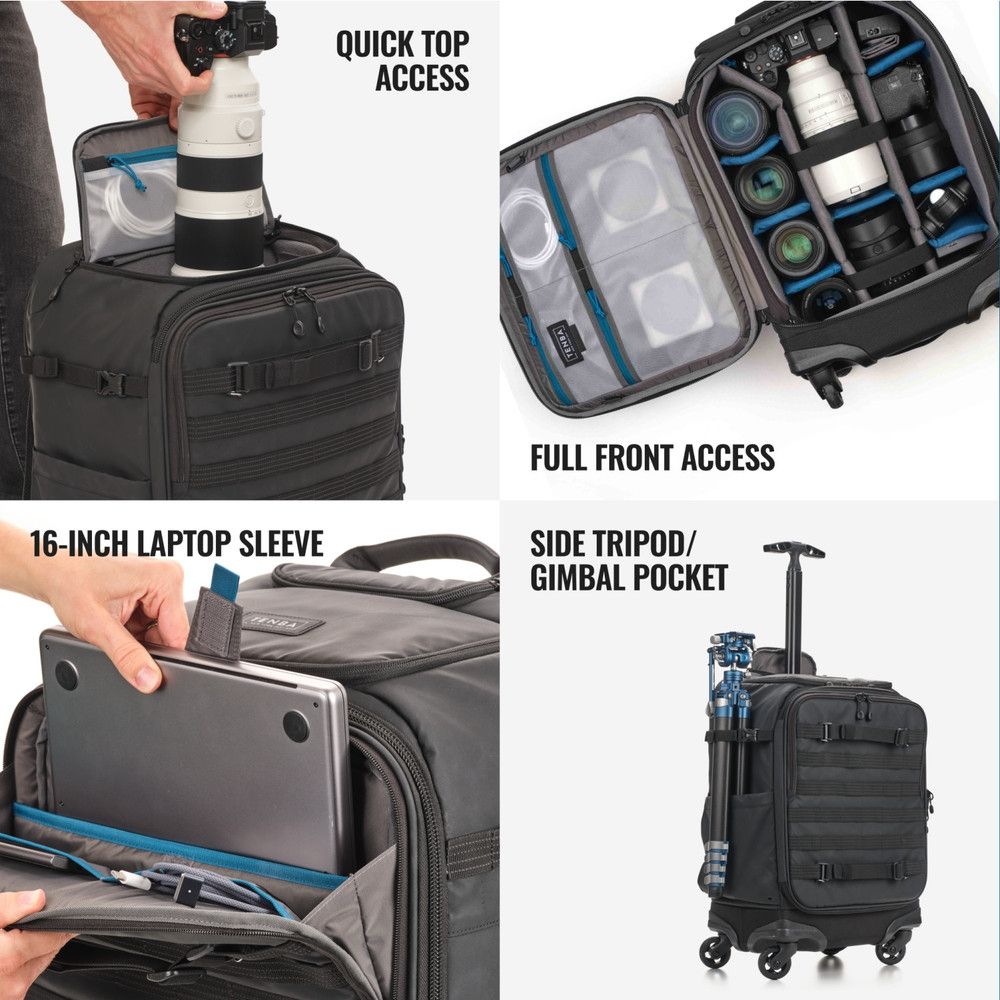 Tenba Axis V2 28L Roller Backpack - black