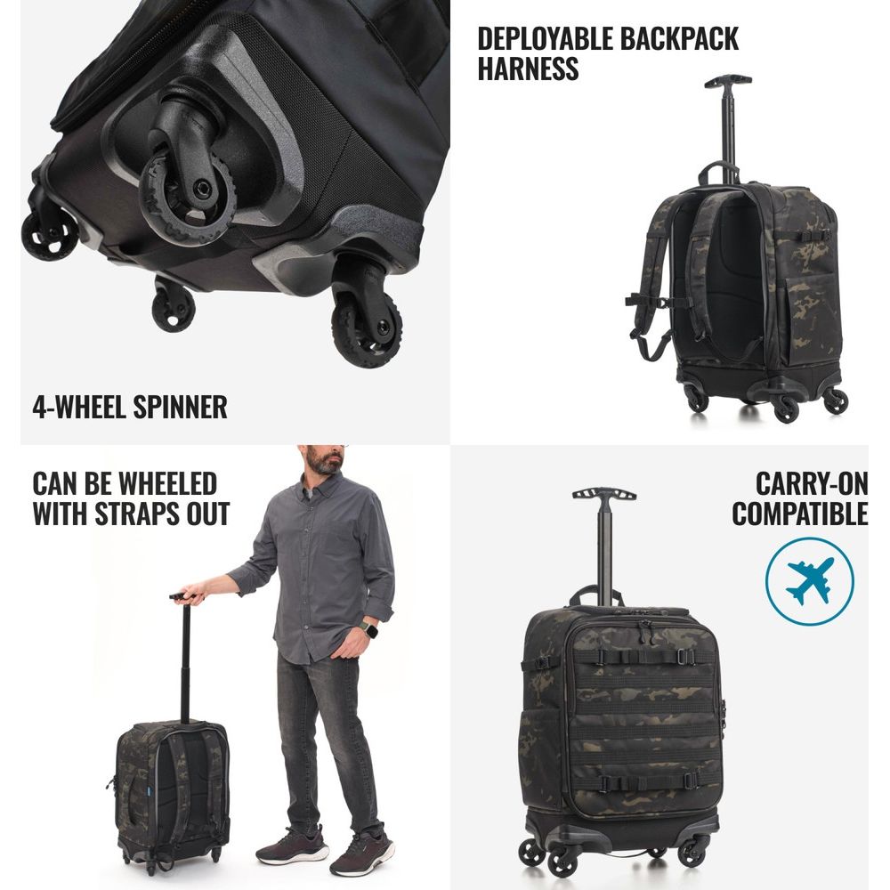 Tenba Axis V2 28L Roller Backpack - MultiCam black