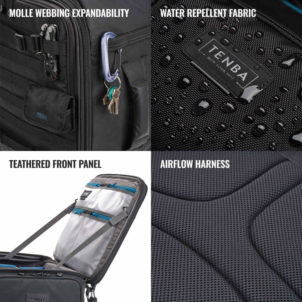 Tenba Axis V2 28L Roller Backpack - MultiCam black