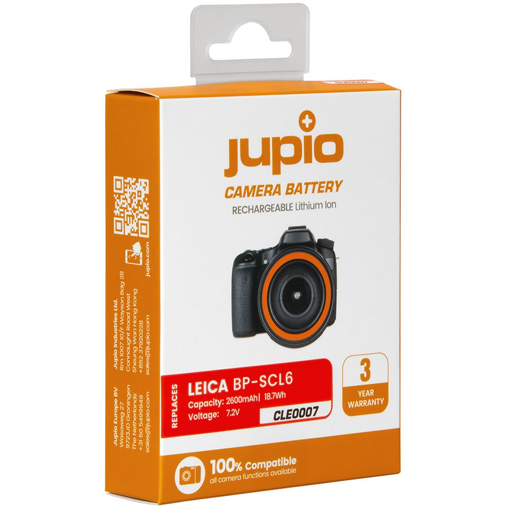 Jupio Leica BP-SCL6 battery