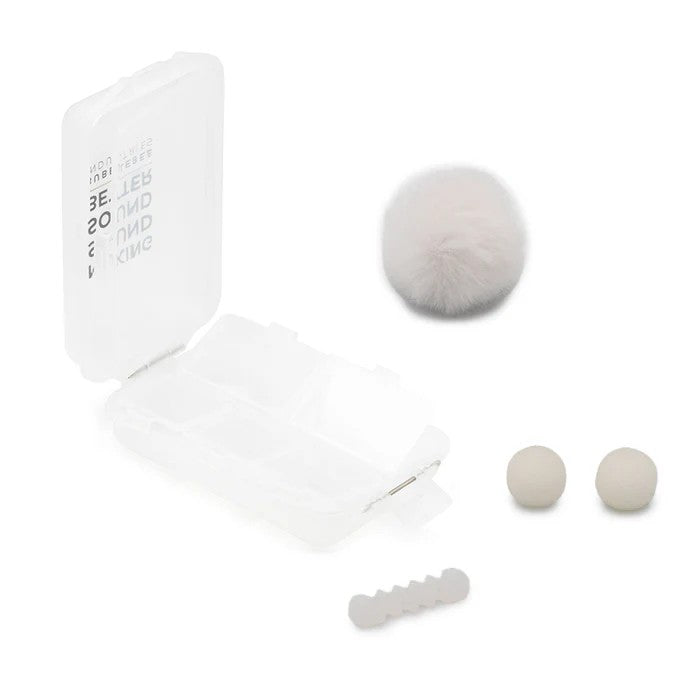 Bubblebee The Outdoor Mic Kit For Røde Lavalier, White
