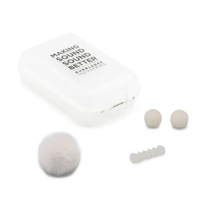 Bubblebee The Outdoor Mic Kit For Røde Lavalier, White
