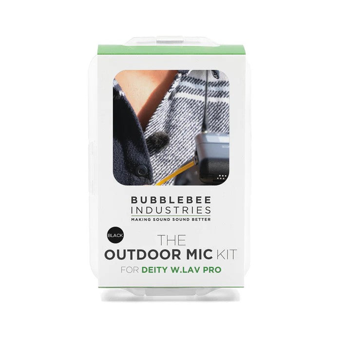 Bubblebee The Outdoor Mic Kit For Deity W.Lav Pro, Black