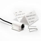 Bubblebee The Lav Concealer For Sennheiser ME2-II, White