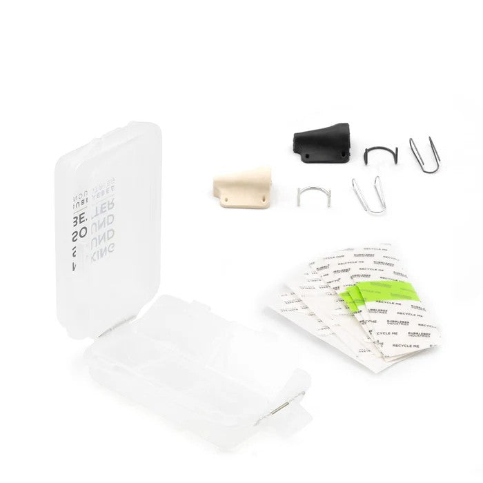 Bubblebee The Mic Hiding Kit For Sennheiser ME 2-II, Black & White