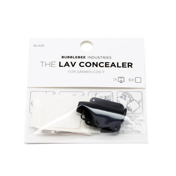 Bubblebee The Lav Concealer For Sanken COS-11, Black Single