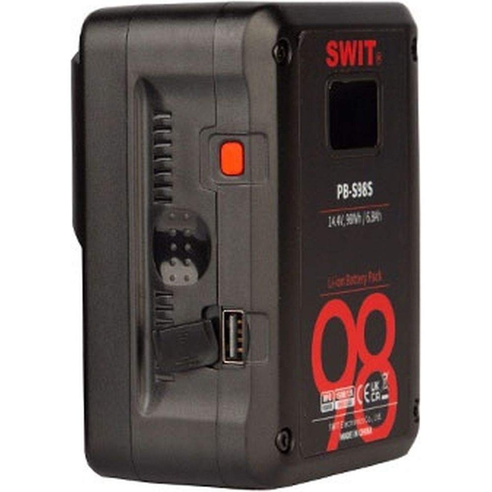 SWIT PB-S98S 98Wh Multi-Sockets Square Cine Battery, V-mount