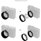 SmallRig 5709 Shading Hood for Fujifilm X half, charcoal silver