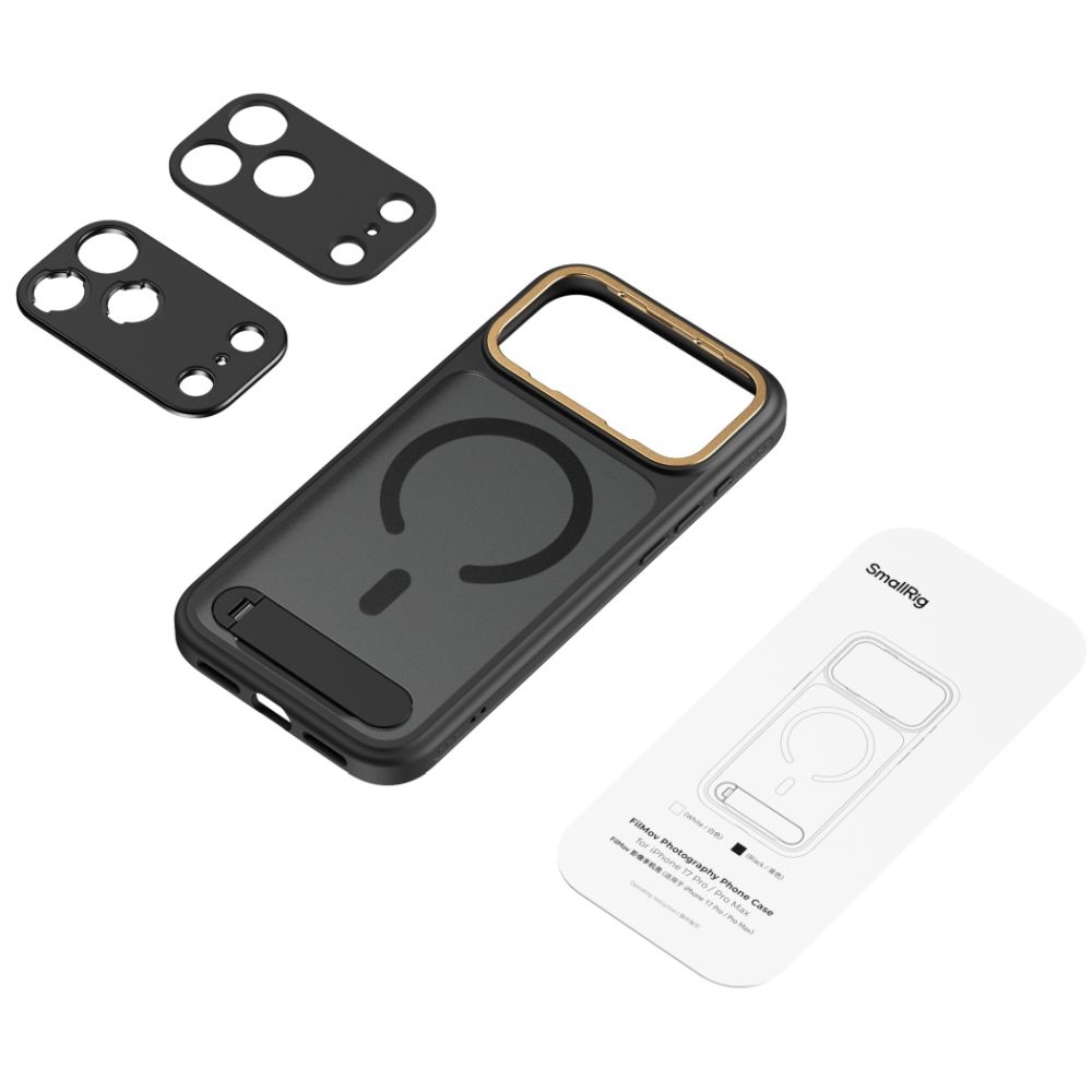 SmallRig 5549 FilMov Lightweight Photography Phone Case for iPhone 17 Pro, black
