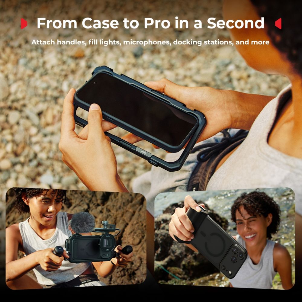 SmallRig 5551 FilMov Lightweight Photography Phone Case for iPhone 17 Pro Max, black