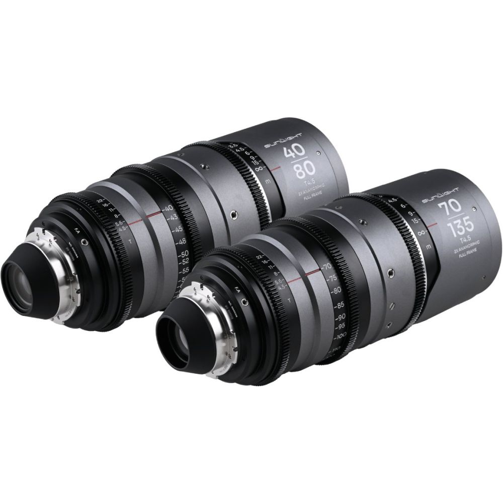 Laowa Sunlight FF 2x Anamorphic Zoom Bundle 40-80/70-135mm Silver