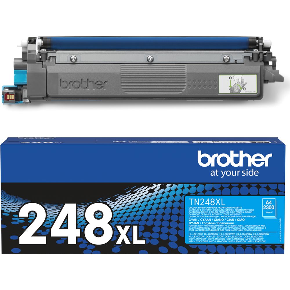 Brother TN248XLC toner cartridge XL cyan