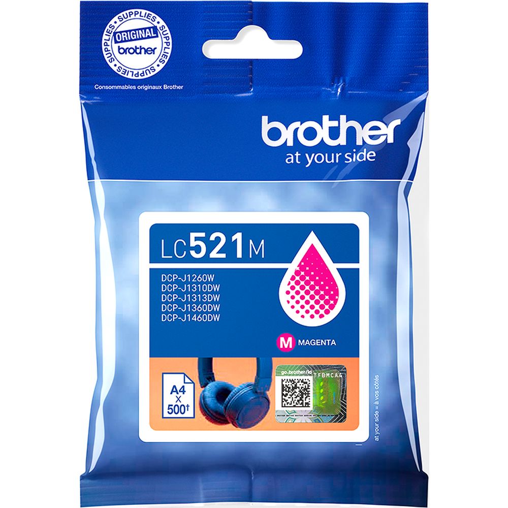 Brother LC-521M ink cartridge magenta