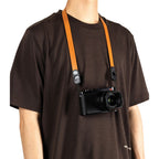 Peak Design Form Leather Camera Strap Neck Amber