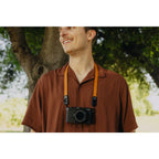 Peak Design Form Leather Camera Strap Neck Amber