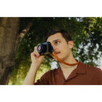 Peak Design Form Leather Camera Strap Neck Amber