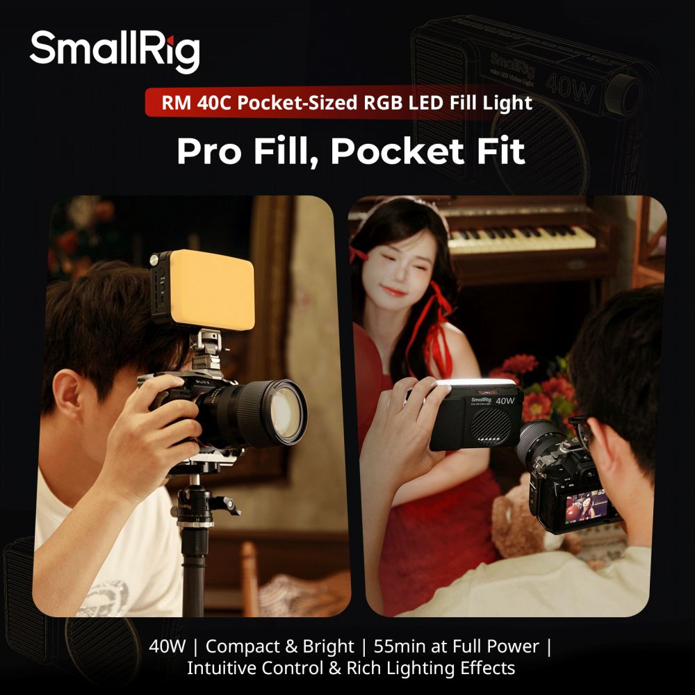 SmallRig 5359 RM 40C mini LED Video Light