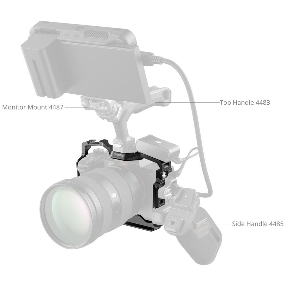 SmallRig 5583 Cage with Airtag Slot for Sony Alpha 7R V / 7 IV / 7S III / 1 / 7R IV