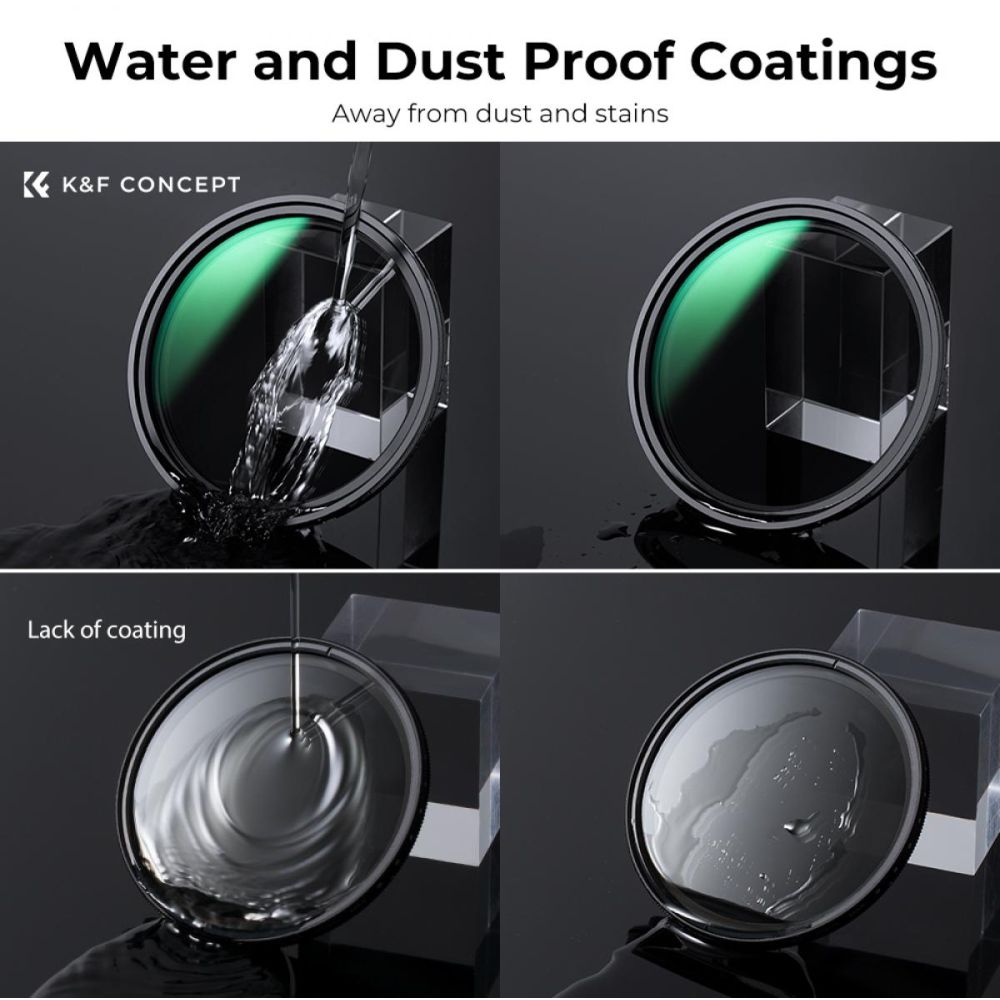 K&F Concept variable ND filter ND2-ND32 Nano X - 77mm