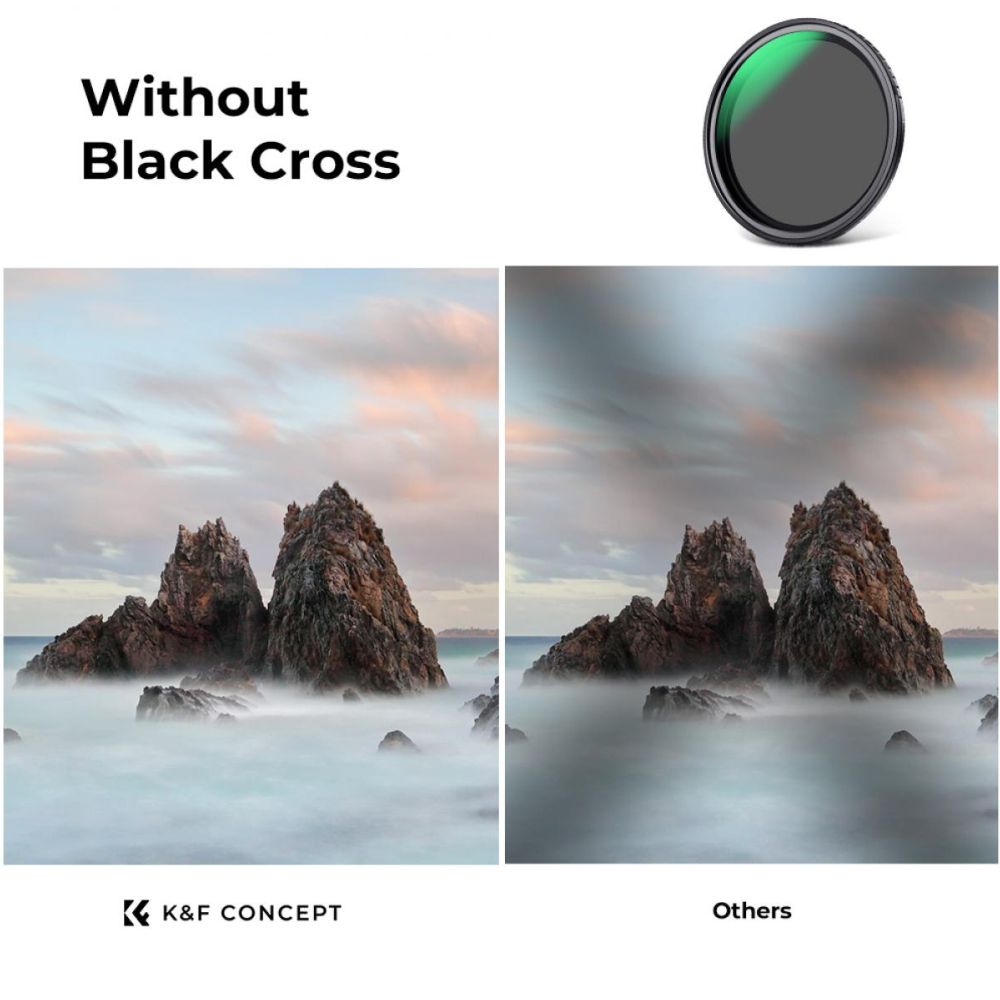 K&F Concept variable ND filter ND2-ND32 Nano