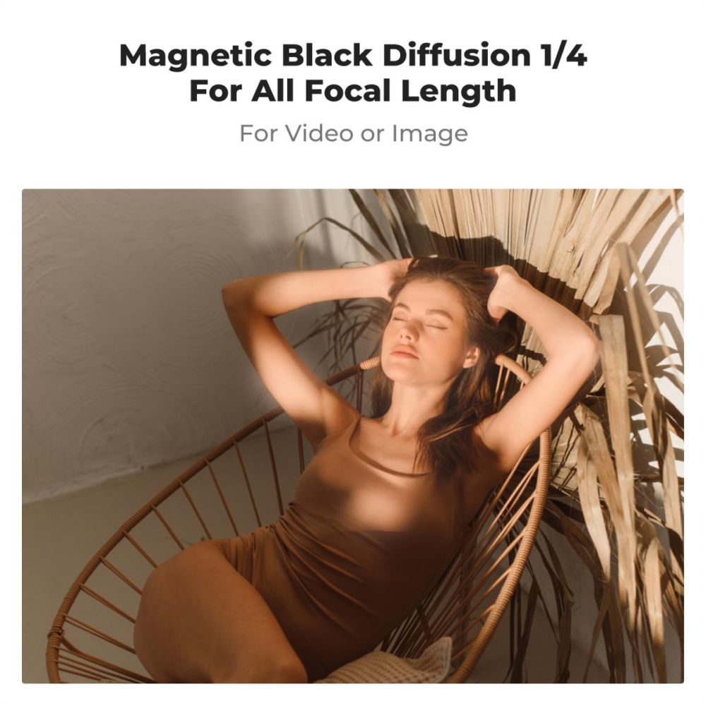 K&F Concept Magnetic 1/4 Black Mist Filter Nano X - 58mm