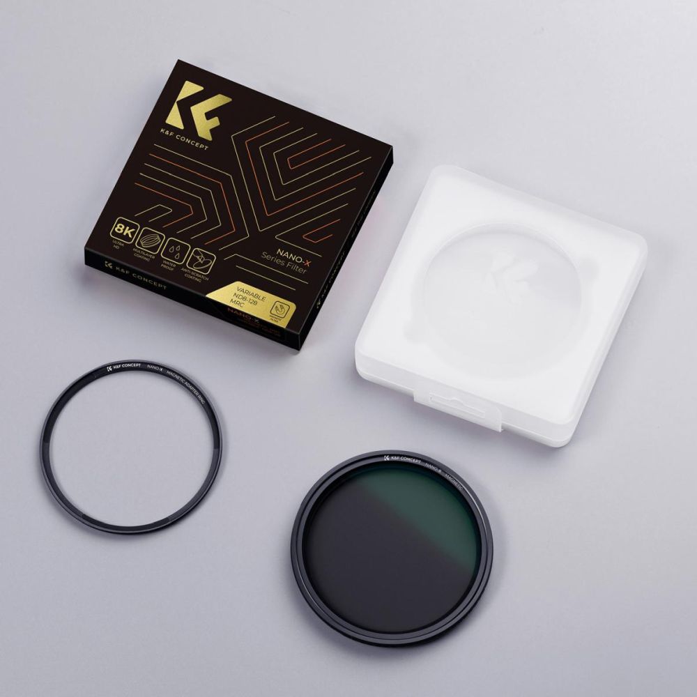 K&F Concept Variable ND filter ND8-128 Nano X magnetic 72mm