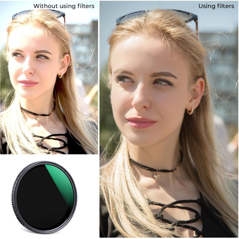 K&F Concept Variable ND filter ND2-400 - 62mm