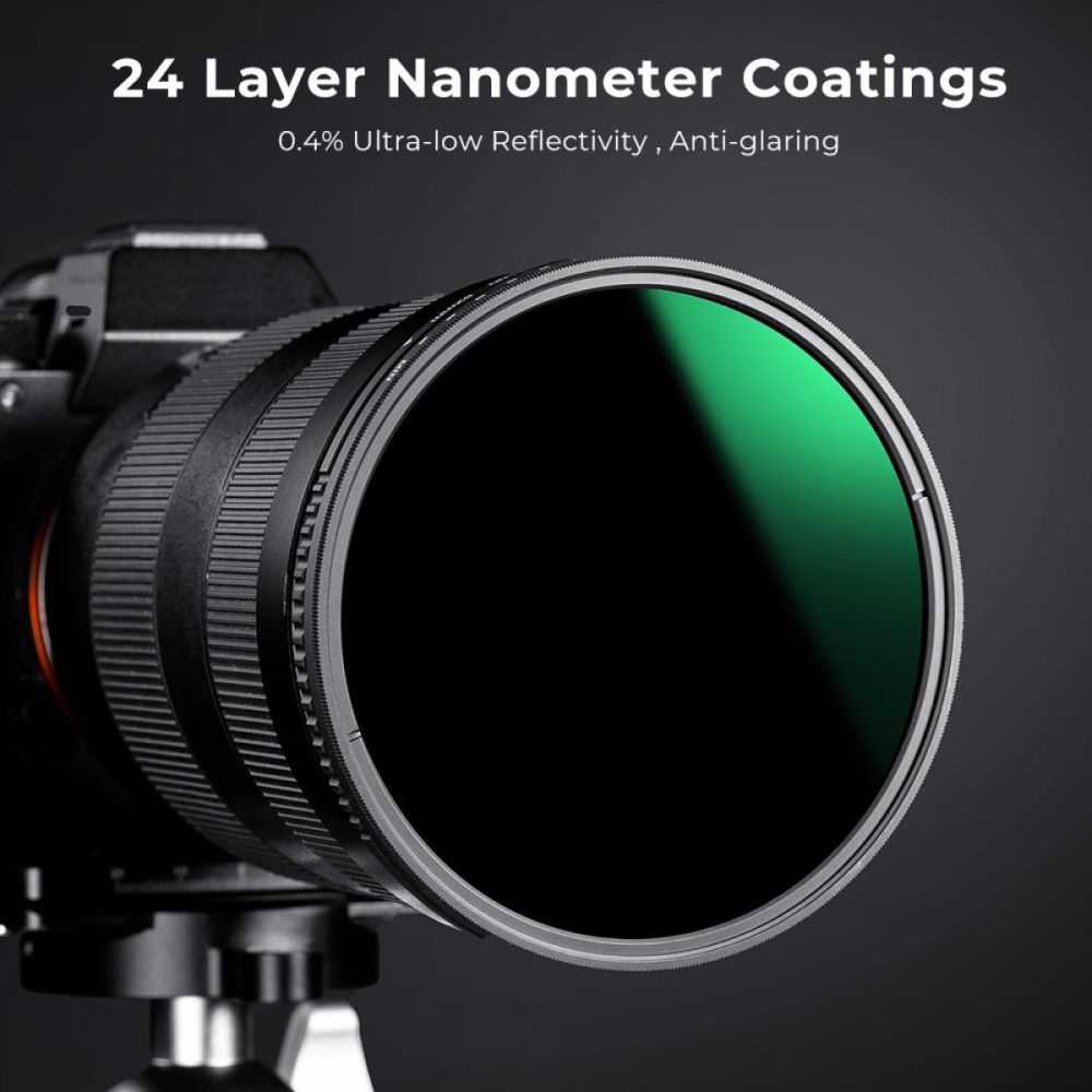 K&F Concept Variable ND filter ND8-2000 super slim - 62mm