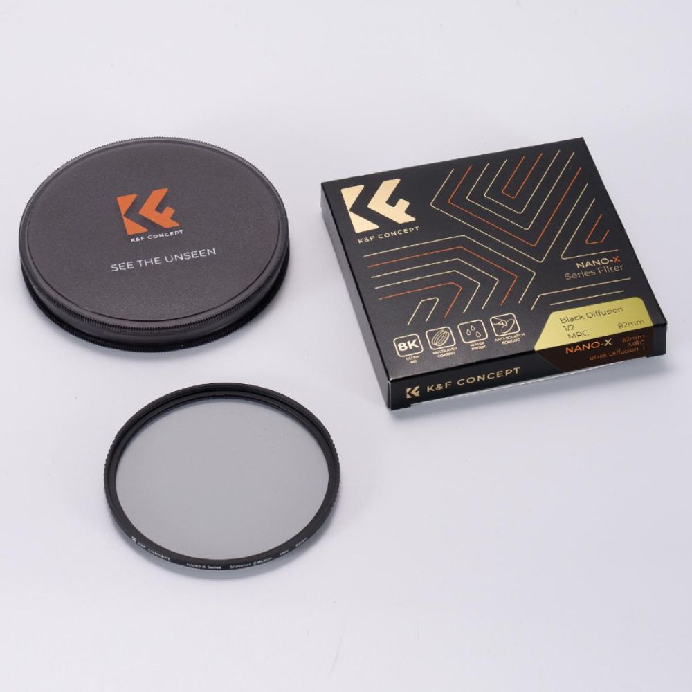 K&F Concept 1/2 Black Mist Filter Nano X - 58mm