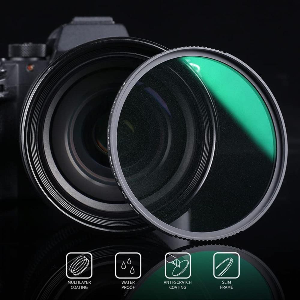 K&F Concept 1/2 Black Mist Filter Nano X - 62mm
