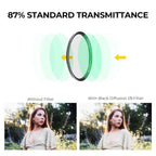 K&F Concept Magnetic 1/8 Black Mist Filter Nano X - 62mm