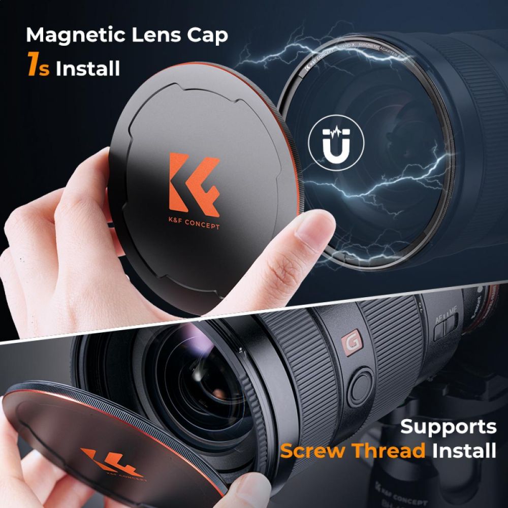 K&F Concept Magnetic 1/8 Black Mist Filter Nano X - 62mm