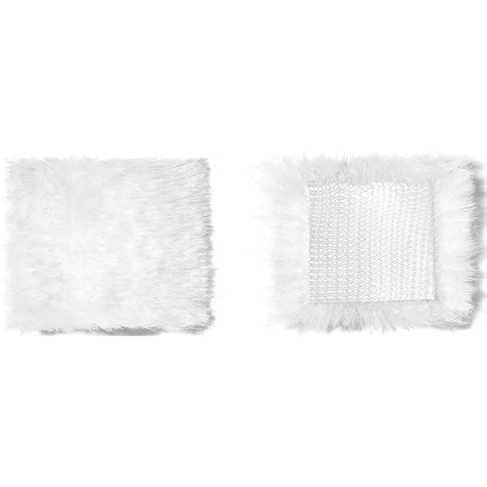 CineBuff Fur square microphone wind- and abrasion-protection fur (10x push stickers & 30x self-adhesive stickers)