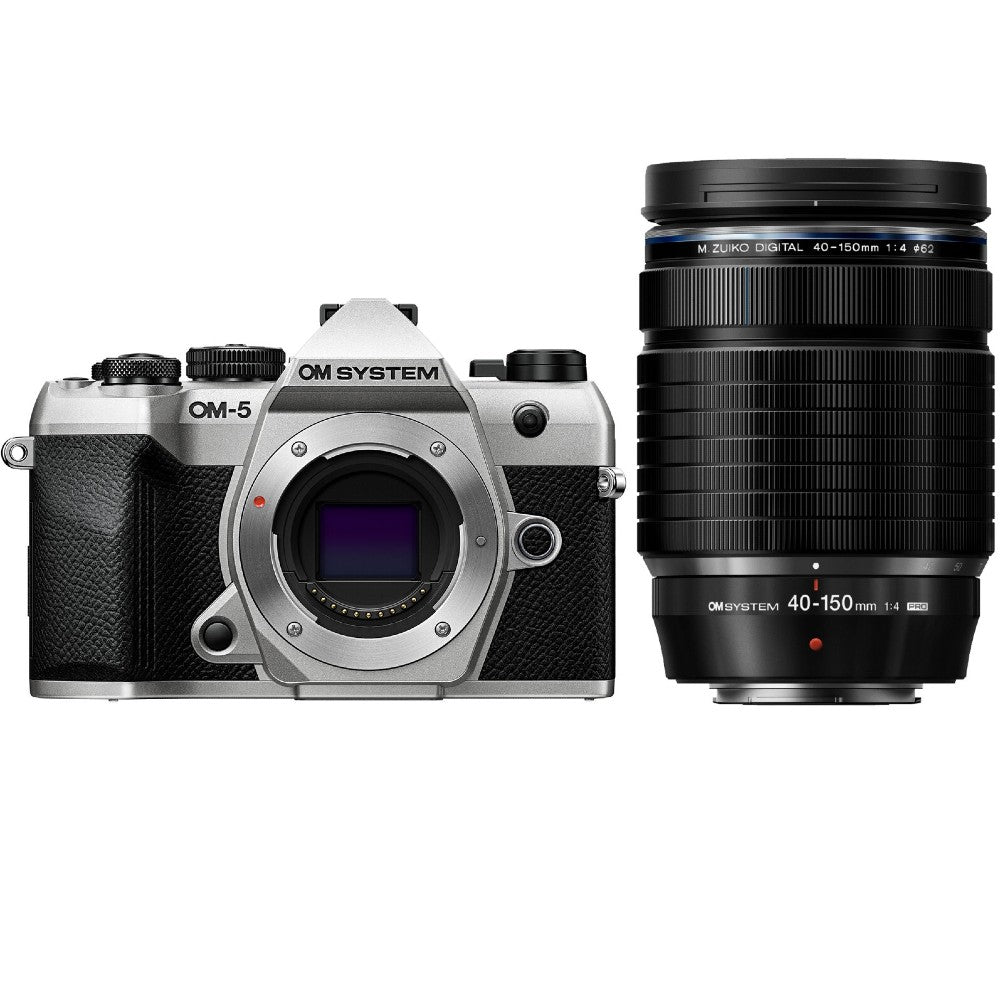 OM SYSTEM OM-5 II silver + ED 40-150mm f/4.0 PRO
