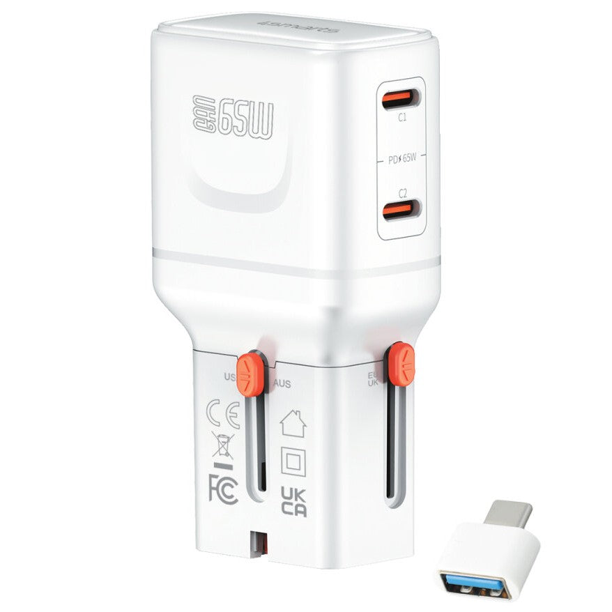 4smarts PDPlug Slim Dual 65W GaN 2C mains charger
