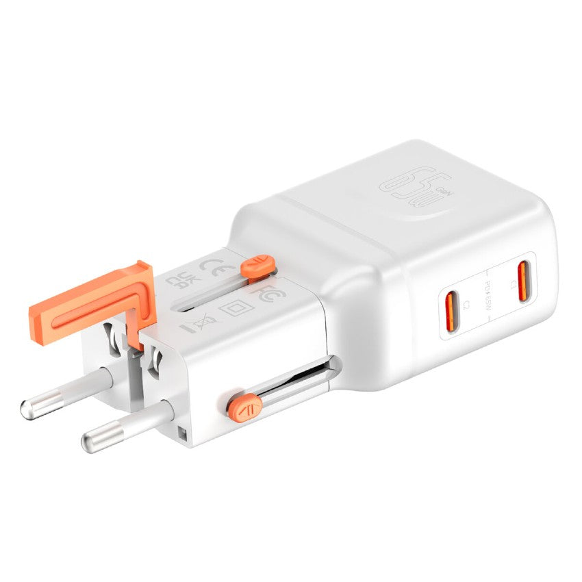 4smarts PDPlug Slim Dual 65W GaN 2C mains charger