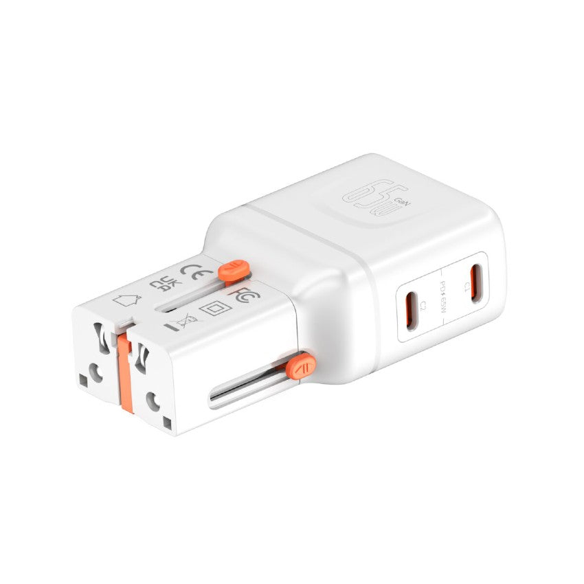 4smarts PDPlug Slim Dual 65W GaN 2C mains charger