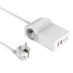 4smarts USB-C/A power strip desk GaN 65W