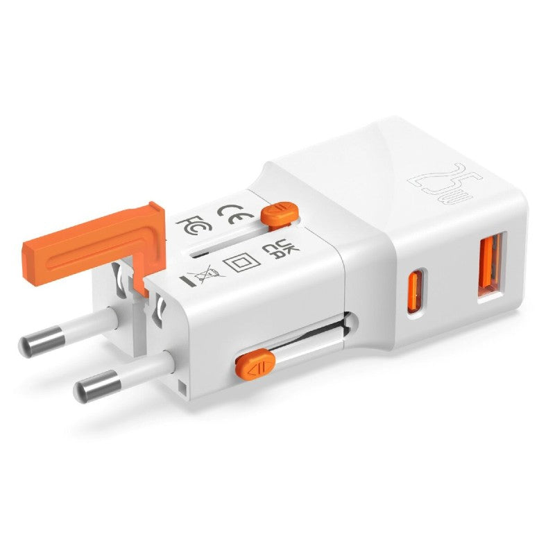 4smarts Nomad Pocket 25W wereldreis adapter
